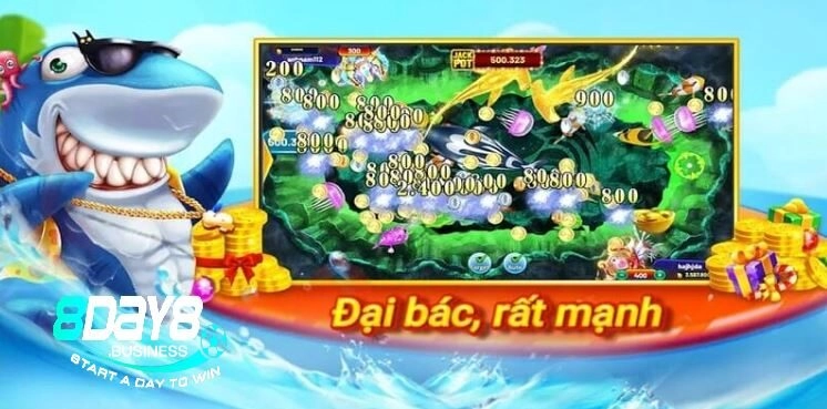 Bắn cá 2D lụm thưởng lớn với nhiều tính năng hay